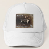 Kariboe (Rendier) - Postzegel Alaska Trucker Pet (Voorkant)