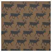 Kariboe Silhouetten Bruin Stof (Swatch)