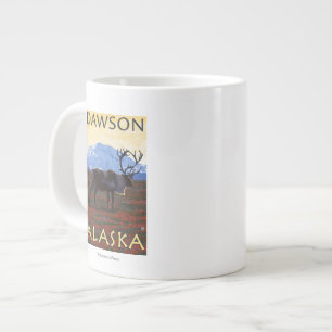 Kariboesfeer - Dawson, Alaska Grote Koffiekop