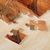 Karibu Giraffe Hakuna Matata Chic Modern art Col. Legpuzzel (Zijkant)