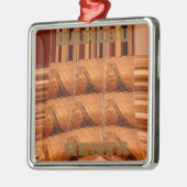 Karibu Giraffe Hakuna Matata Chic Modern art Col. Metalen Ornament (Links)