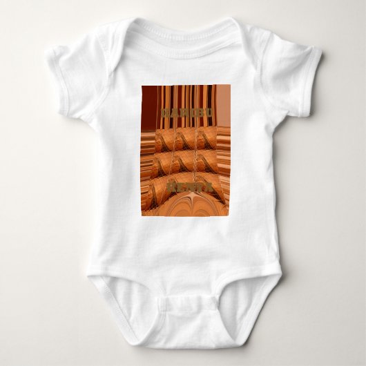 Karibu Giraffe Hakuna Matata Chic Modern art Col. Romper (Voorkant)