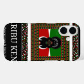 Karibu Kenya: Levendige nationale vlag kleuren Hak Case-Mate iPhone Case (Achterkant (horizontaal))