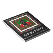 Karibu Kenya: Levendige nationale vlag kleuren Hak Notitieblok (Schuin)