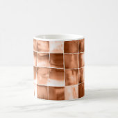 Kariertes Aquarellmuster  Koffiemok (Center)