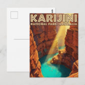 Karijini National Park Australië Briefkaart (Voorkant / Achterkant)