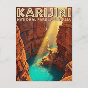Karijini National Park Australië Briefkaart