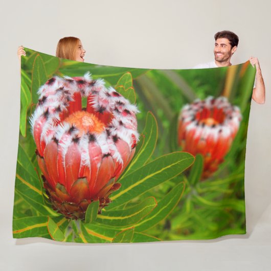 KARIKARI BLOOM FLEECE DEKEN (In situ)