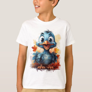 Karikaturale kalkoenillustratie t-shirt
