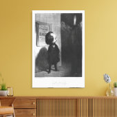 'Karikaturen du jour', karikatuur van Victor Hugo Canvas Afdruk (Insitu (Woonkamer))