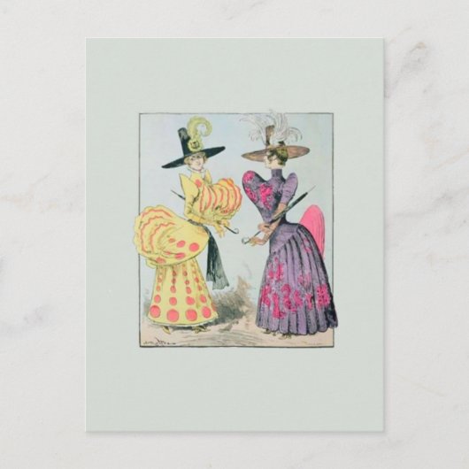 Karikaturen Modes ~ Briefkaart / Uitnodigingen (Voorkant)