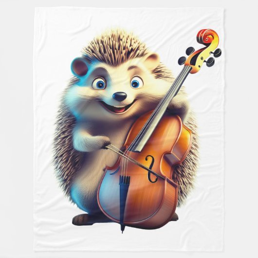 Karikatuur, Cartoon, Illustratie Een musical Fleece Deken (Voorkant)