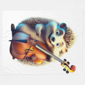 Karikatuur, Cartoon, Illustratie Een musical Fleece Deken (Voorkant (Horizontaal))