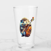 Karikatuur, Cartoon, Illustratie Een musical Glas (Voorkant)