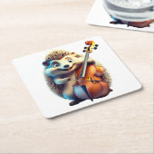 Karikatuur, Cartoon, Illustratie Een musical Kartonnen Onderzetters (Schuin)