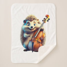 Karikatuur, Cartoon, Illustratie Een musical Sherpa Deken