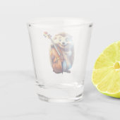 Karikatuur, Cartoon, Illustratie Een musical Shot Glas (Achterkant)