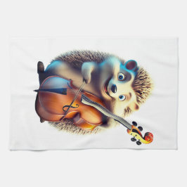 Karikatuur, Cartoon, Illustratie Een musical Theedoek