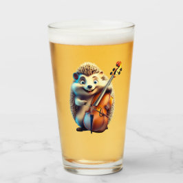 Karikatuur, Cartoon, Illustratie Een muzikale Glas
