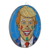 Karikatuur Dartbord – Krachtig Pop Art Doelontwerp