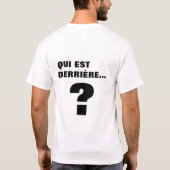 Karikatuur de MACRON - Verkiezingen Frankrijk 2017 T-shirt (Achterkant)