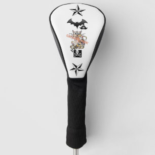 Karikatuur Kunst Vorm van Pirate CAT Golfheadcover