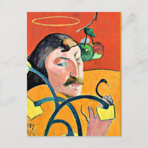 Karikatuur, schilderij van Paul Gauguin, Briefkaart