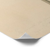 Karikatuur van Alexander Dumas Pere Poster (Hoek)