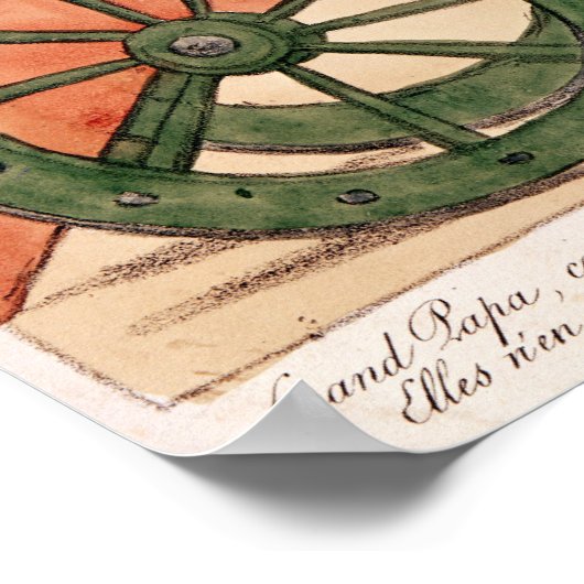 Karikatuur van Charles X en Henri Duc de Poster (Hoek)