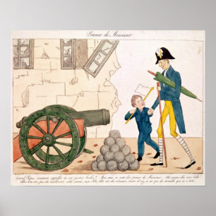 Karikatuur van Charles X en Henri Duc de Poster