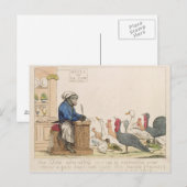 Karikatuur van de assemblage van notabelen briefkaart (Voorkant / Achterkant)