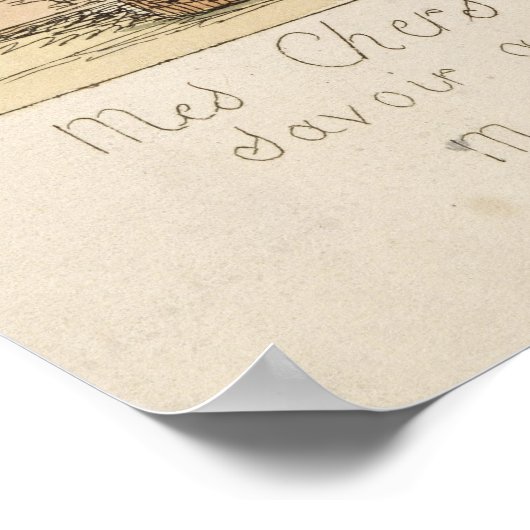 Karikatuur van de assemblage van notabelen poster (Hoek)