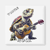 karikatuur van de Cartoon van een schildpad Magneet (Voorkant)