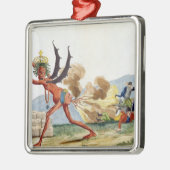 Karikatuur van de Engelse regering, 1793 Metalen Ornament (Links)