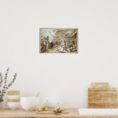 Karikatuur van de geestelijkheid poster (Keuken)