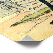 Karikatuur van een Victoriaans Britse soldaat Poster (Hoek)