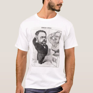 Karikatuur van Emile Zola T-shirt