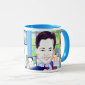 Karikatuur van foto's Mok 2020a (Voorkant rechts)