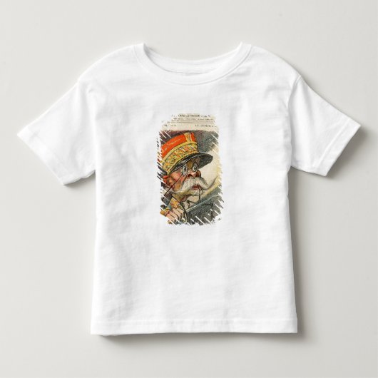 Karikatuur van generaal Zurlinden Kinder Shirts (Voorkant)