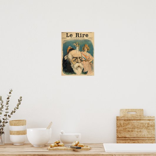 Karikatuur van Henri Brisson, Poster (Keuken)