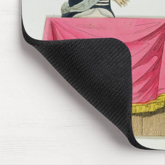 Karikatuur van het Constitutioneel Handvest Muismat (Hoek)