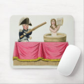 Karikatuur van het Constitutioneel Handvest Muismat (Met muis)