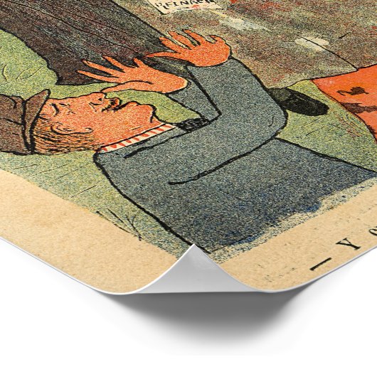 Karikatuur van Joseph Reinach Poster (Hoek)