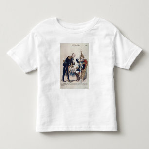 Karikatuur van Kaiser Wilhelm van Pruisen Kinder Shirts