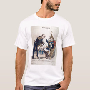 Karikatuur van Kaiser Wilhelm van Pruisen T-shirt