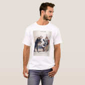 Karikatuur van Kaiser Wilhelm van Pruisen T-shirt (Voorkant volledig)