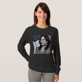 Karikatuur van Kamala Harris T-shirt (Voorkant volledig)