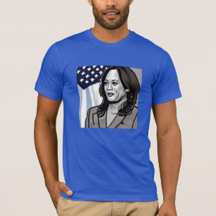 Karikatuur van Kamala Harris T-shirt