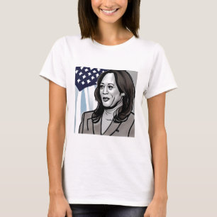 Karikatuur van Kamala Harris T-shirt