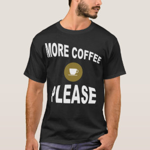 Karikatuur van koffiebrouwerij t-shirt